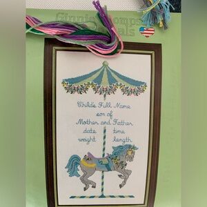 Carousel Horse Cross Stitch Kit